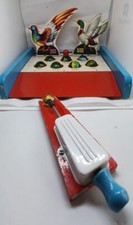 RARO gioco di biglie d’epoca, vintage caccia COLLEZIONISMO antico 1950-60