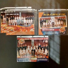 WNBA CT SUN TEAM PHOTOS 2006-2007-2008  - LOT OF 4