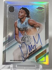 TOPPS CHROME OVERTIME AUTOGRAPH BASE REFRACTOR #DM CARD OF DAVION MACE RC  #6