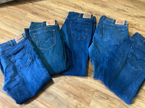 —HUGE LOT— Mens 541 Levi’s Jeans 48x30 Dark Denim Stretch - Picture 8 of 8