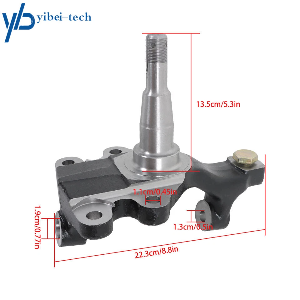 Par de husillos de caída de 2" para Chevrolet Camaro Pontiac Firebird 1967 1968 1969 Foto 2 de 4
