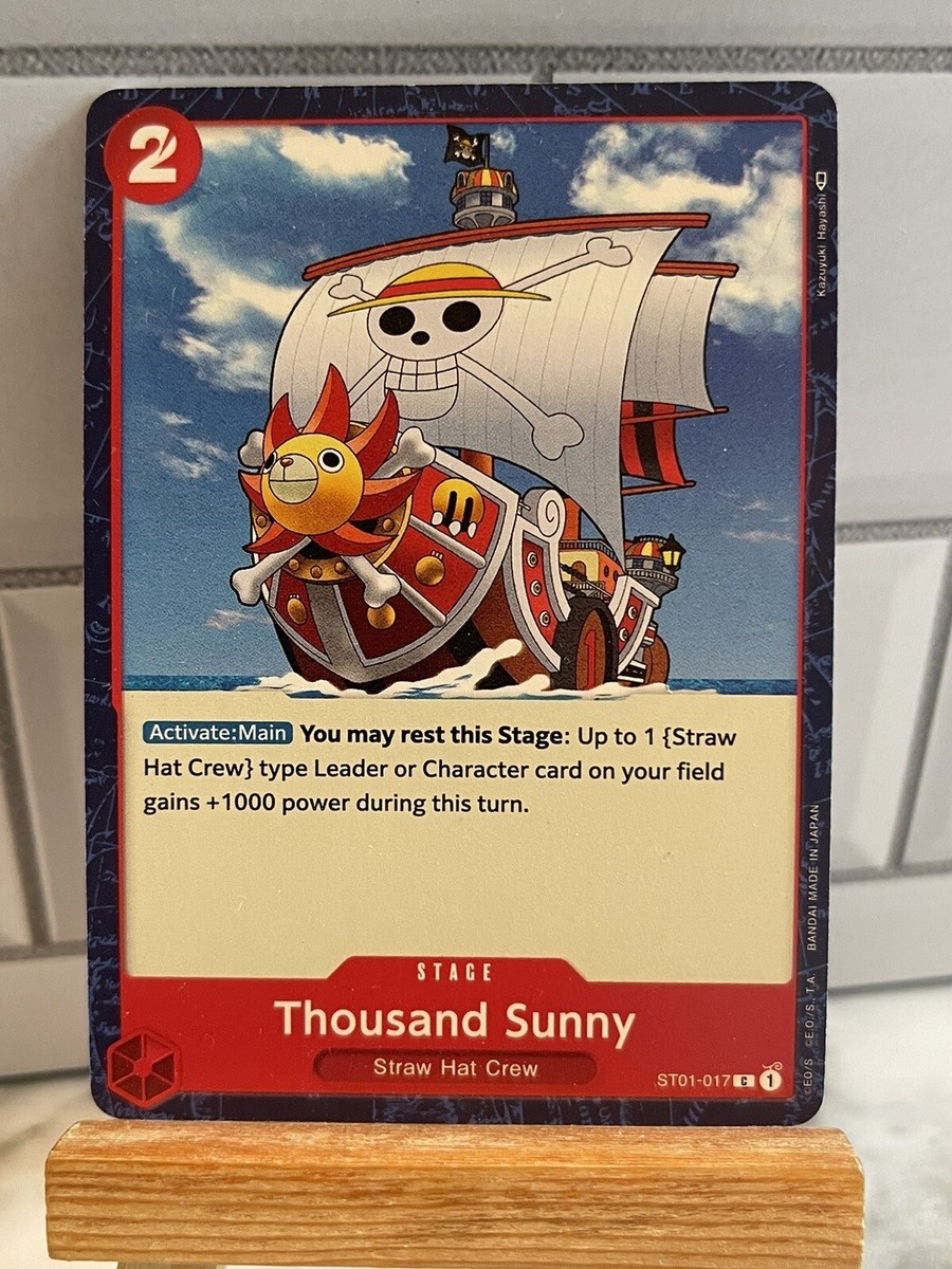 ST01-017 Thousand Sunny Starter Deck 1 Straw Hat Crew Romance Dawn