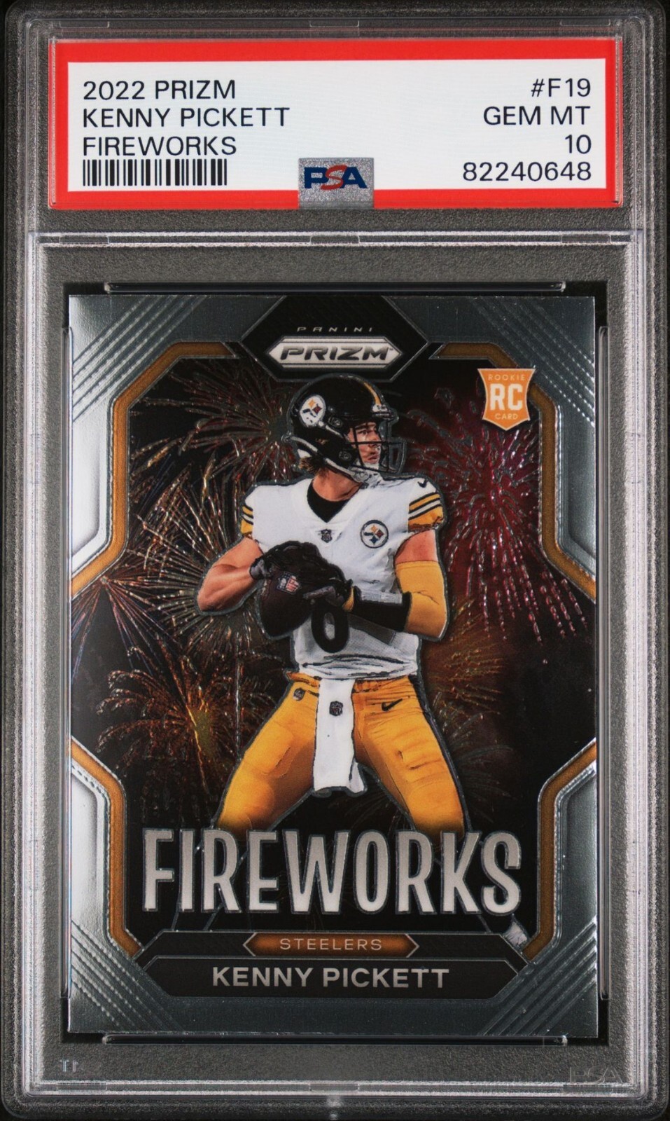 2022 Panini Prizm Fireworks Silver Prizm F19 Kenny Pickett (RC) for sale online eBay