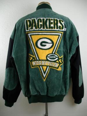 Men's 2XL DSJ NFL 96 Green Bay Packers Rugby Club Suede Men's 2XL DSJ NFL 96 Green Bay Packers Rugby Club Suede