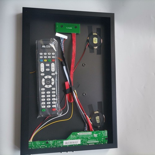 Scheda controller TV HDMI VGA USB AV + custodia in lega metallica pannello cover posteriore schermo - Foto 7 di 19