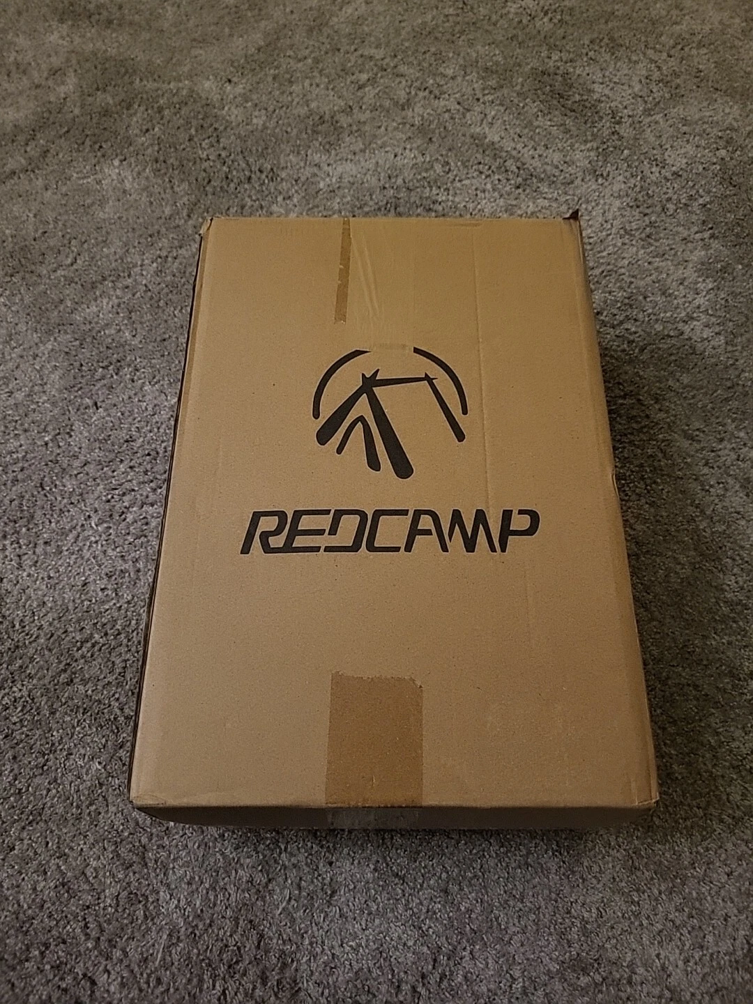 Redcamp Wide Sleeping Bag Quilt For Adult Camping Fishing Navy Blue Hooded 3lbs