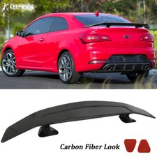 46 Rear Trunk Spoiler Racing Gt Style Wing Carbon Look For Kia Forte Koup Coupe 46 Rear Trunk Spoiler Racing Gt Style Wing Carbon Look For Kia Forte Koup Coupe