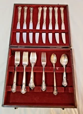 Gorham Chantilly Sterling Silver Flatware Utensils 30 Pieces Box