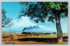 c1962 Postcard: National Railways of Mexico 262, Northbound Train To Mexico City
