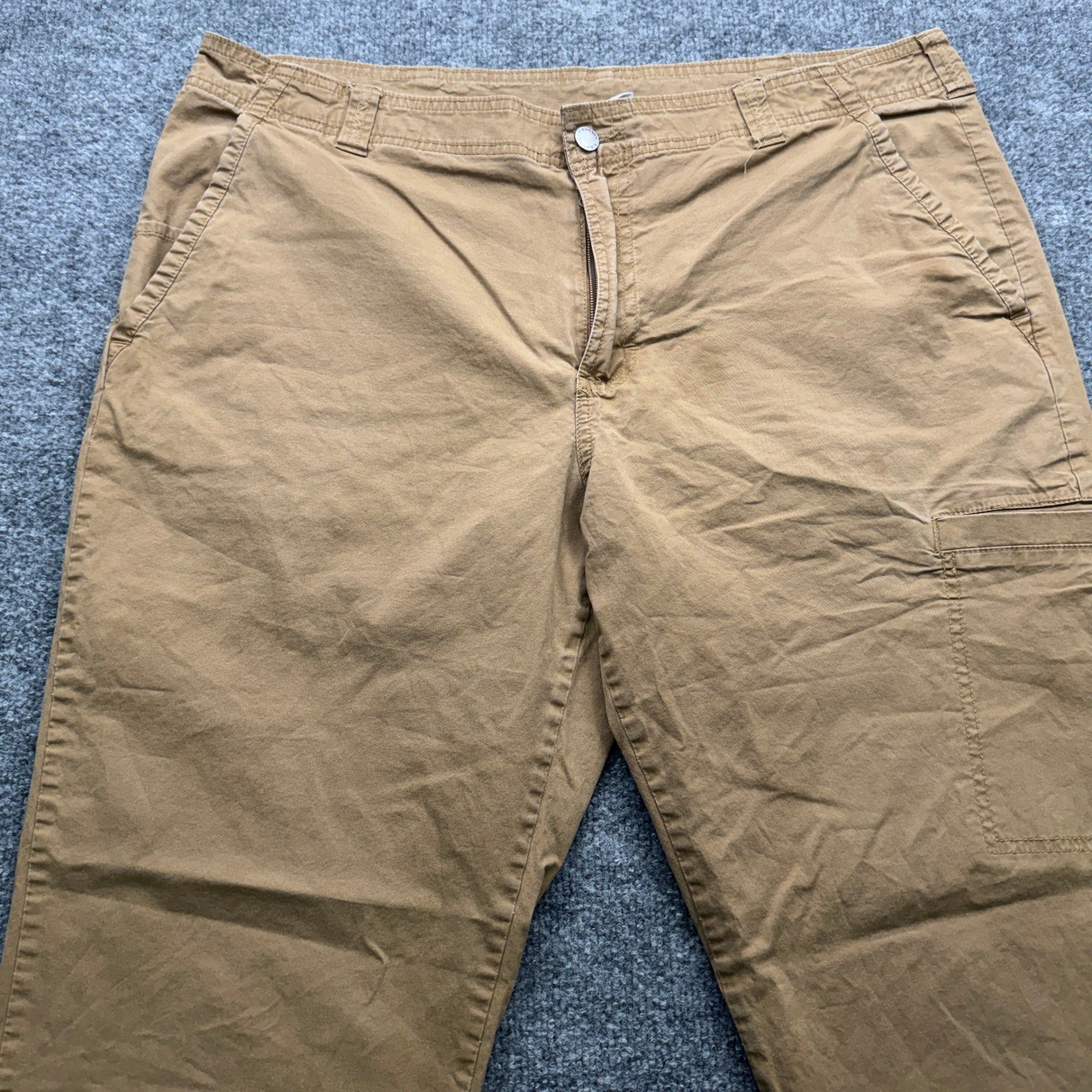 Columbia Utility Pants Men's 40x30 Tan Khaki Straight Fit Stretch Casual Work thumbnail 7