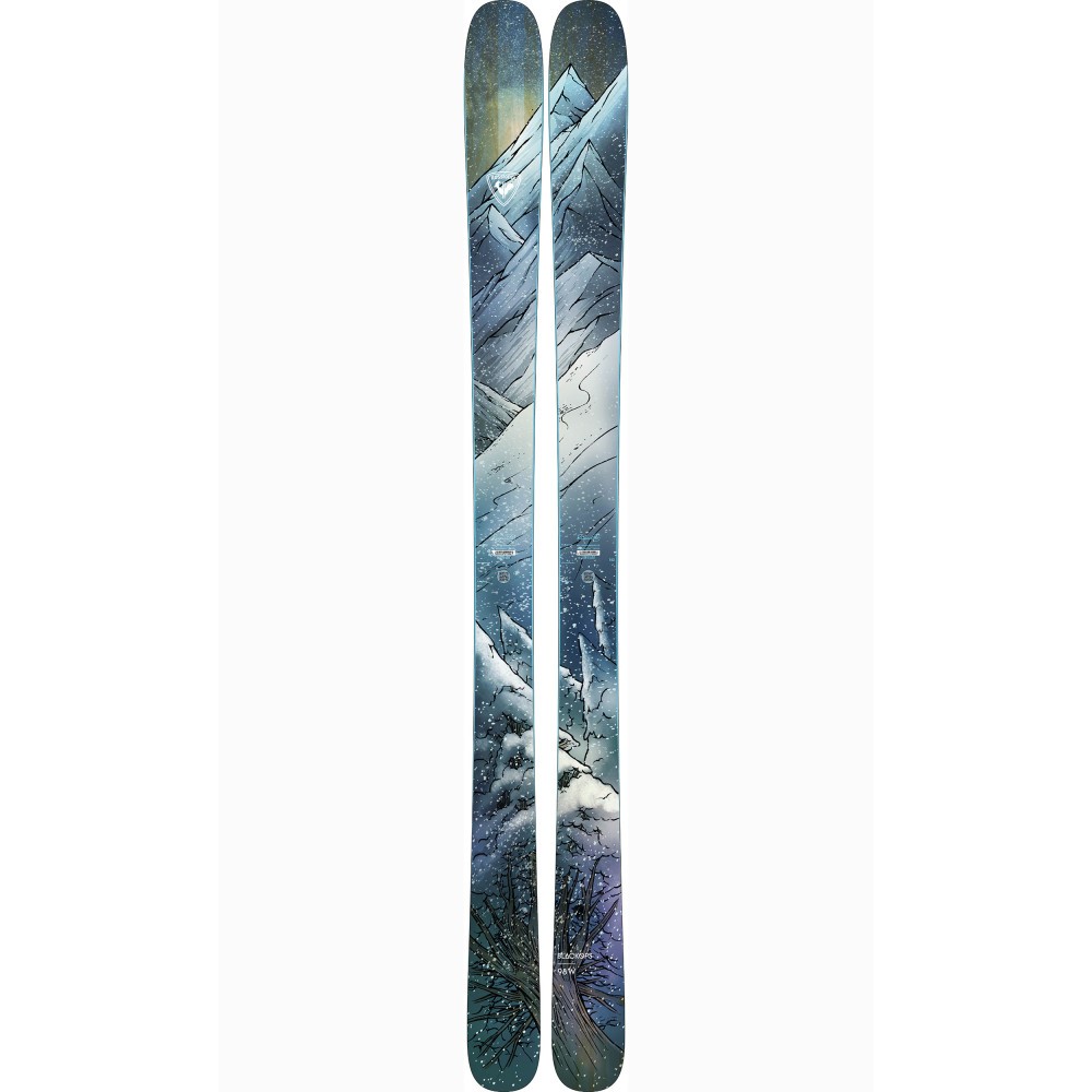 SKI BLACKOPS W 98 avec double rocker pour freeride au féminin