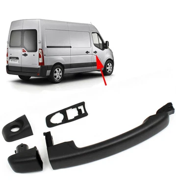 POIGNEE DE PORTE EXTERIEURE BATTANTE MASTER 3 MOVANO B NV400 INTERSTAR 2010 - Photo 1/4