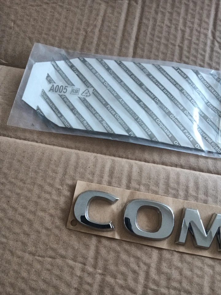 VAUXHALL COMBO REAR DOOR BADGE 2012-2018 Van - NEW  self-adhesive - Image 2 of 4
