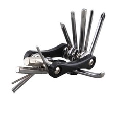 11 in 1 Bicycle Tool Set Bike Multi Repair Kit Hex Wrench Screwdriver Chain Flat