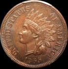 1865 Indian Cent Plain 5 - PCGS S-2, MS64BN. Top Pop for S-2 Brown