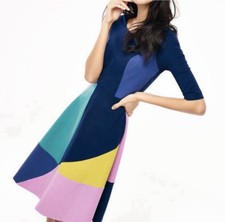 Boden Alice Ponte Color Block  Dress , Size 14