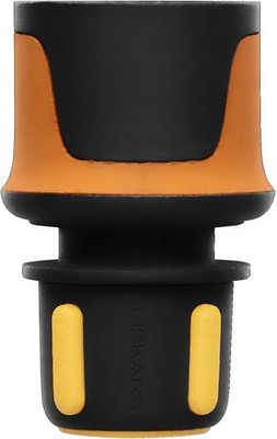 Fiskars Schlauchanschluss, Universalgröße, Ø 9 mm (3/8'') 30 g, Schwarz, 1027071