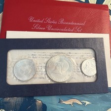 未曾流通银色1976 美国硬币铸币厂套装| eBay