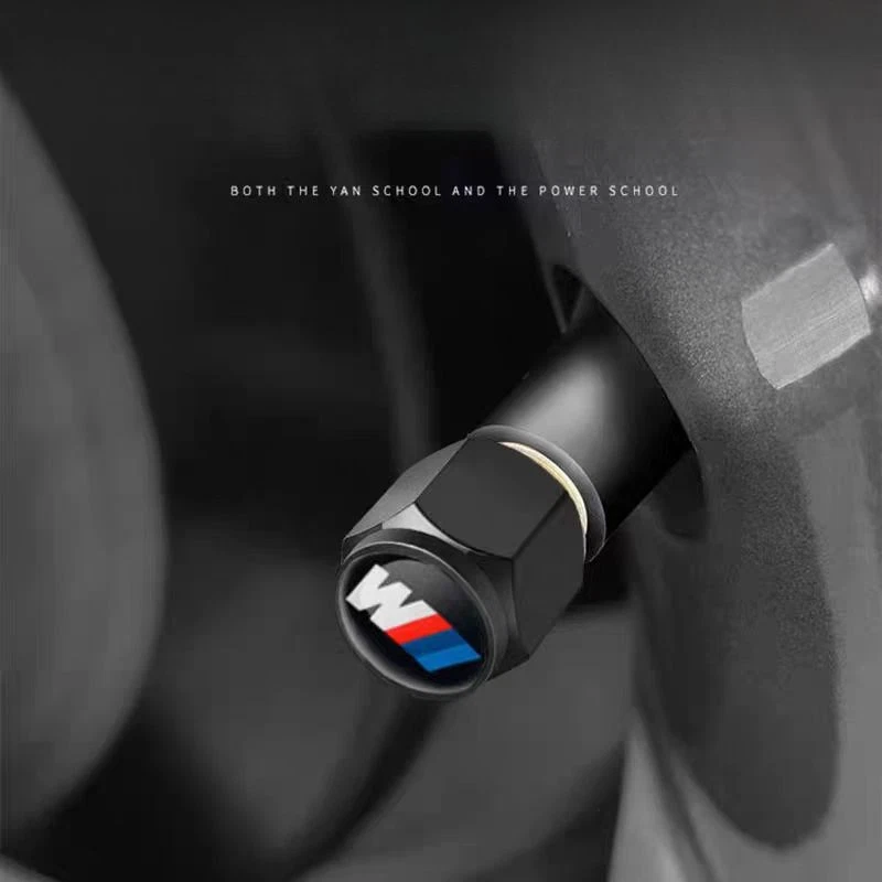5PCS Tire Valve Stem Caps for BMW M 1 3 5 4 6X1 Universal Stem Covers Automotive - Image 2 of 4