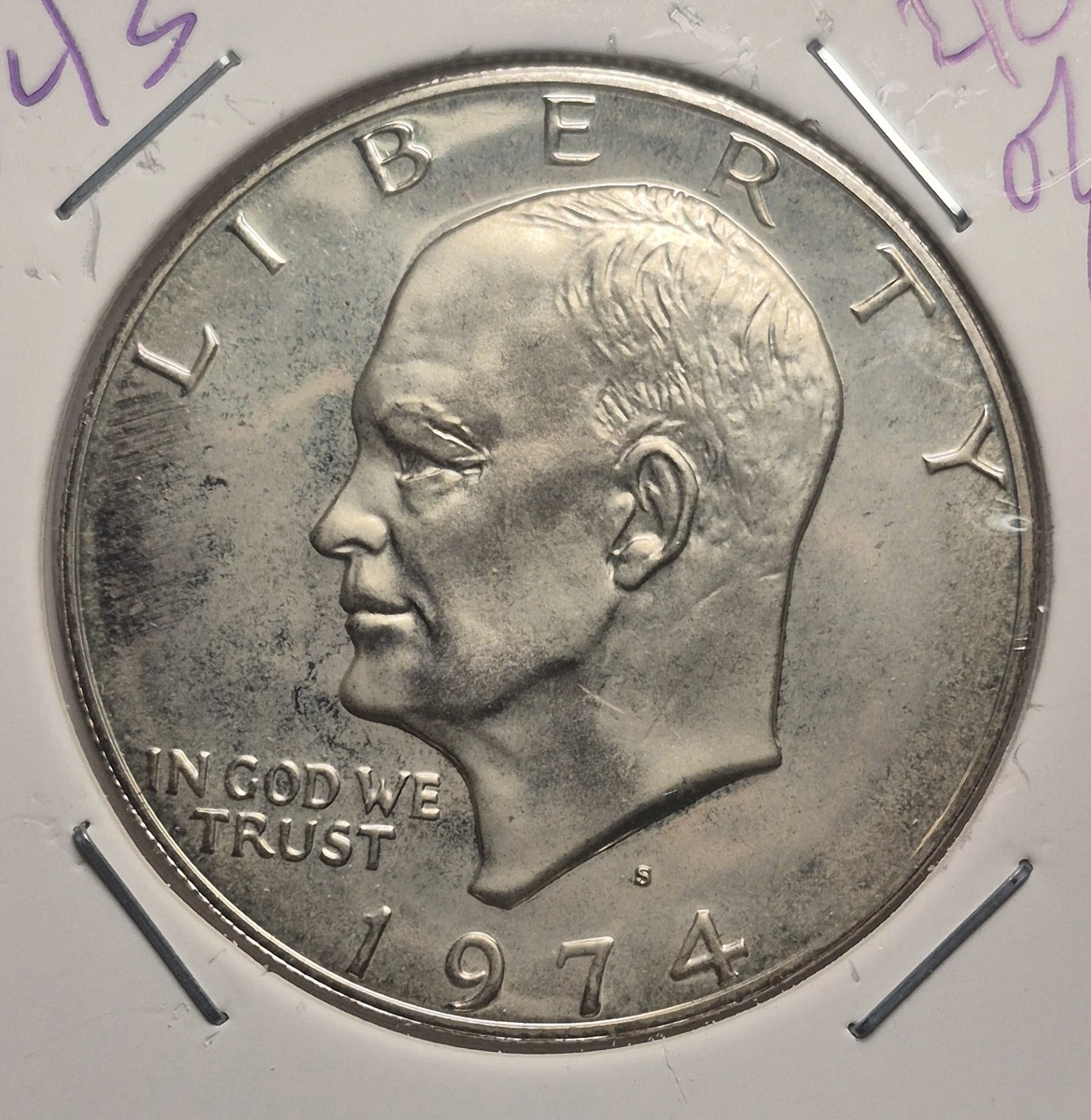 Uncirculated Silver 1974 Eisenhower Dollars (1971-1978) for sale