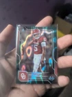 2025 Bowman Chrome University Football Teal Lava Refractor Isaiah Sategna #48