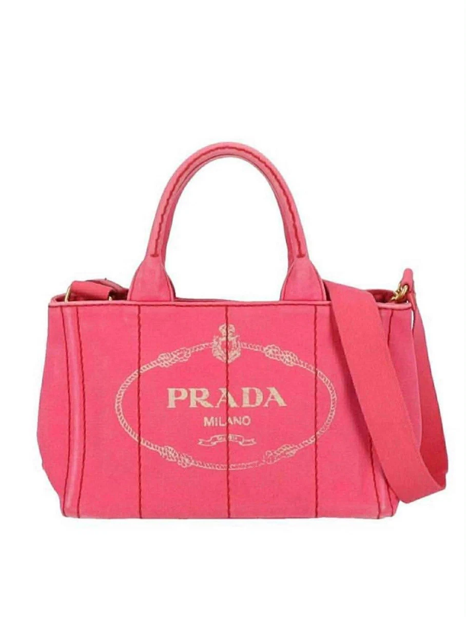 PRADA Canapa Tote Pink Bags & Handbags for Women for sale | eBay