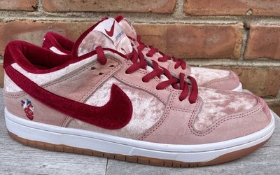 🔥 Nike SB Dunk Low Strangelove Pink Red Sneakers • Men Size 10 | eBay