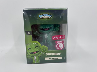 #ad Youtooz PlayStation Sackboy Glow In The Dark Target Vinyl Figure 4000 In Hand $75.00
