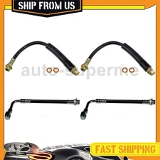 For Chevrolet Impala 5.7L 1994-1996 Front Rear Kit Brake Hose Line 4PCS