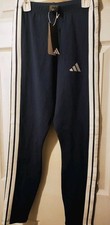Adidas Women's Originals 3 Stripes Navy Blue/White Legging NWT Size Small