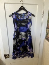 Simply Vera Vera Wang Abstract Geometric Sleeveless Dress Size 2 EUC