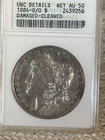 1884-O Morgan Silver Dollar ANACS UNC Details (Net AU50) O/O VAM Cleaned Toned