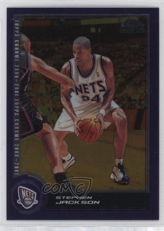 2000-01 Topps Chrome 687/1999 Stephen Jackson #196 9ca