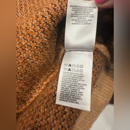 Lucky Brand braun und hellbraun Strick Pferde Design Strickjacke Damen XL neu mit Etikett - Bild 8 von 9