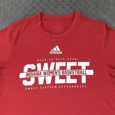 Indiana Hoosiers Shirt Basketball Womens NCAA Sweet 16 Back to Back Men Medium