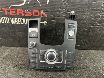 07-10 AUDI A8 CONSOLE MOUNTED RADIO CONTROLS ENGINE START BEZEL ID 4E1919612J