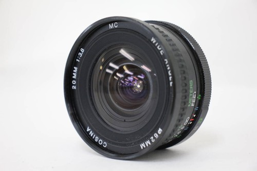 COSINA MC WIDE ANGLE 20mm F3.8 Y/C mount lens e2082
