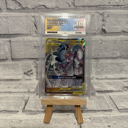 Arceus & Dialga & Palkia-GX graded ACE 10 for sale on eBay