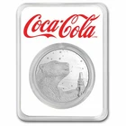 Coca-Cola® 1 oz Silver Polar Bear Round in TEP