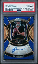 2025 Panini Select Blue Rookie Signatures Tyler Shough /149 PSA 10 💎🔥 Pop 1