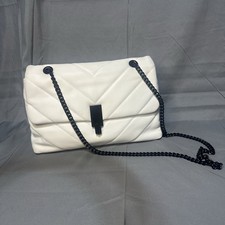 Borsa/borsa a tracolla ALDO in pelle bianca piccole imperfezioni vedi foto