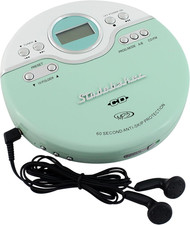 SB3703MW Joggable Personal CD/MP3 Player with Audio Book Compatibility, Bookmark
