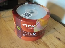 TDK DVD-R 50 Pack 16x 4.7GB Blank Discs Spindle Sealed