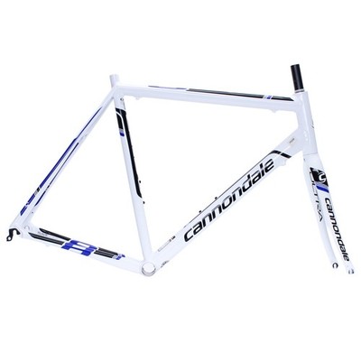 パーツ cannondale CAAD8 Cannondale CAAD8 Frame and Fork 58cm White/Blue/Black Dented Blem