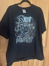 Vintage 1992 Taz Snow Beast AOP Looney Tunes Licensed Shirt Black Size XL
