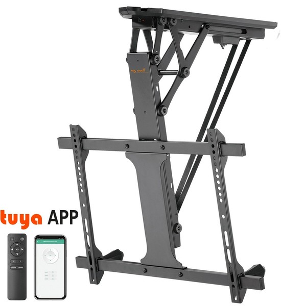 Mywall Tv-Deckenhalterung HL44M 32-70 Zoll Mit Funk-Fernbedienung + App Schwarz-image