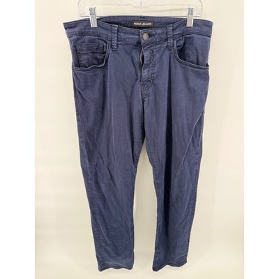 Mavi Jeans Zach Straight Leg Navy Blue Mens Pants Size 33x32