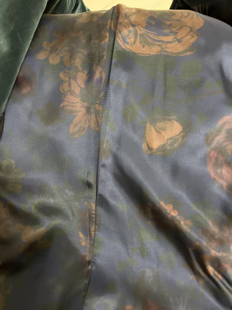 Giacca Gucci velluto verde taglia 48 usata ottima moda lusso