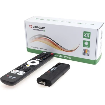 Octagon Spirit Nano 4K UHD Android TV 11 Clé TV Streaming 5G WiFi 5 - Photo 1/4
