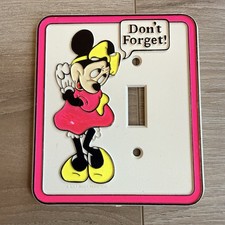 Minnie Mouse Disney Vintage Light Switch Cove...